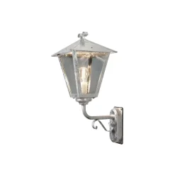 Benu vegglampe opp - galvanisert stål