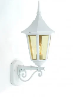 Bergen vegglampe opp - Hvit