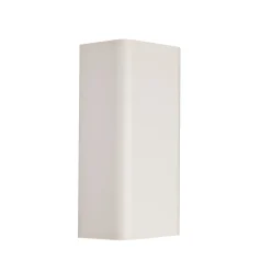 Bergen vegglampe opp/ned lys - Hvit