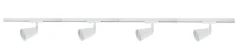 Bocca spotskinne 4 spotter 2 meter - Pure white