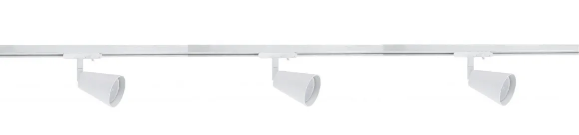 Bocca spotskinne 3 spotter 1 meter - Pure White