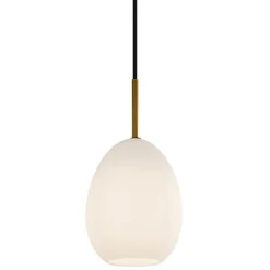 Bodø takpendel 14 cm - Opal hvit