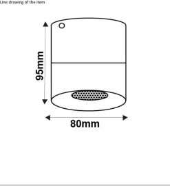Bodi takspot round GU10