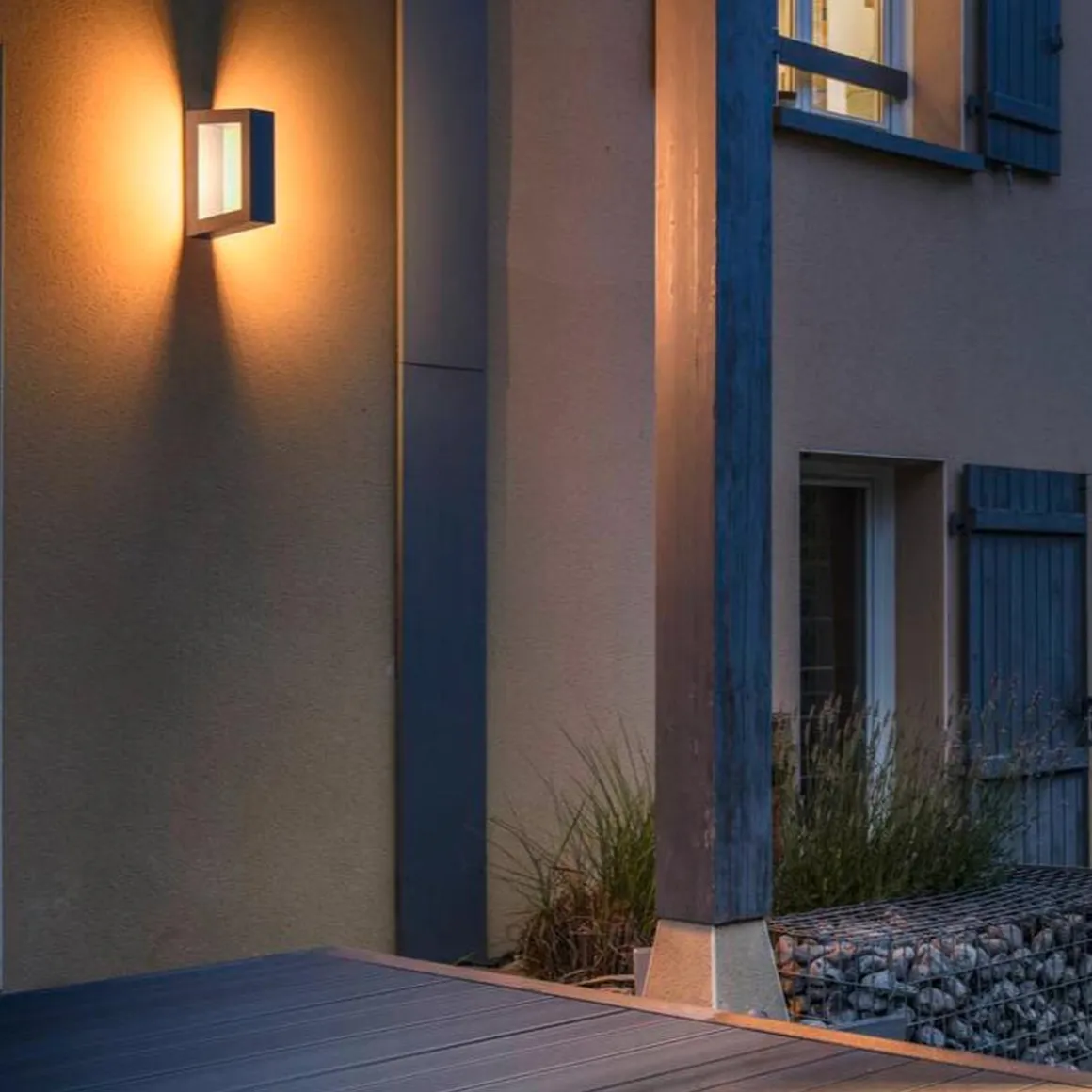 Bookat vegglampe utendørs 15W 3000/4000 Kelvin IP65