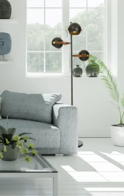 Bow gulvlampe m/3 lampehoder