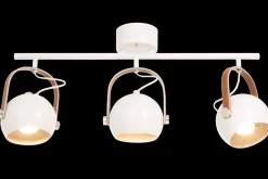 Bow taklampe - Hvit/Brun