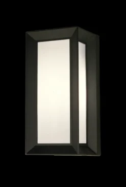 Box vegglampe utendørs IP44 E27 - Mørk grå