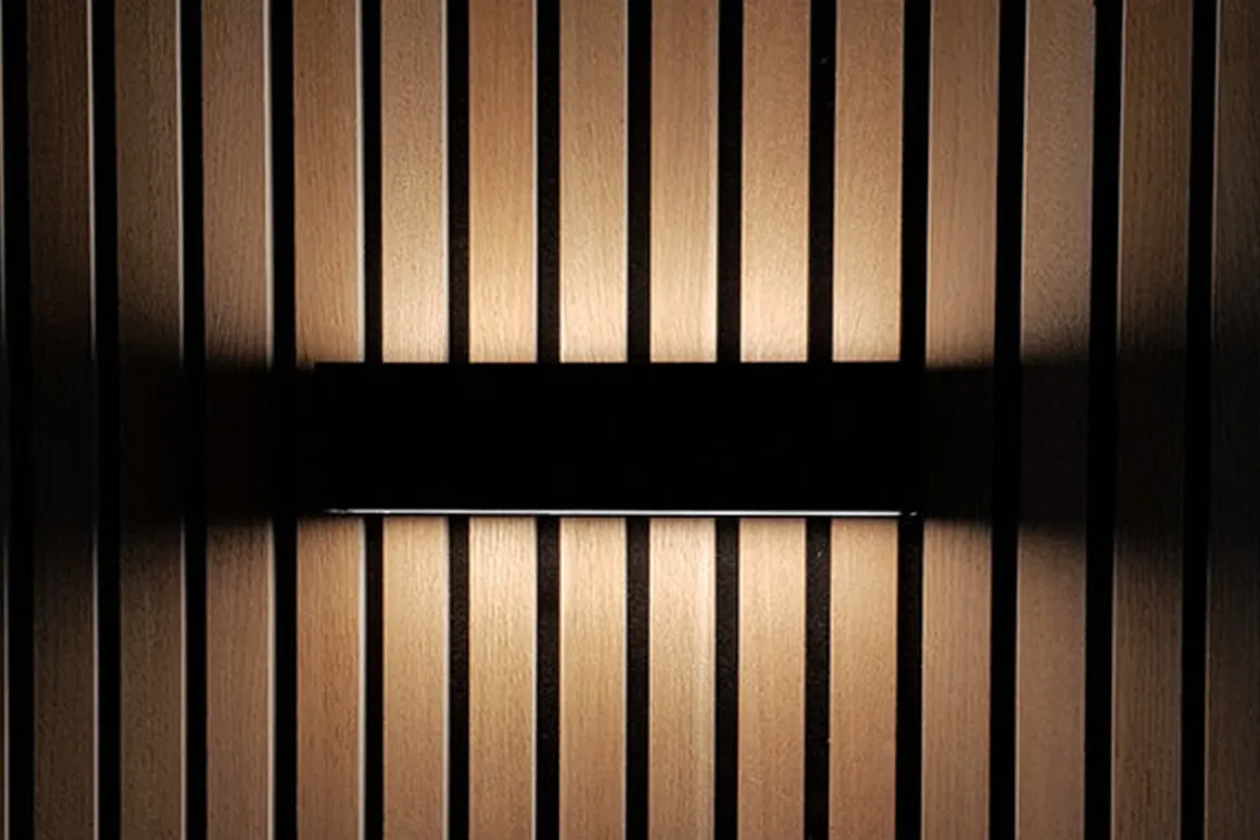 Brick vegglampe utendørs opp/ned IP65 3000K 14,6W Dimbar - Svart