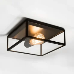 Bronte taklampe for utendørsbruk - Matt Svart