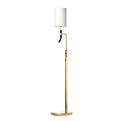 Butler gulvlampe - Rå messing