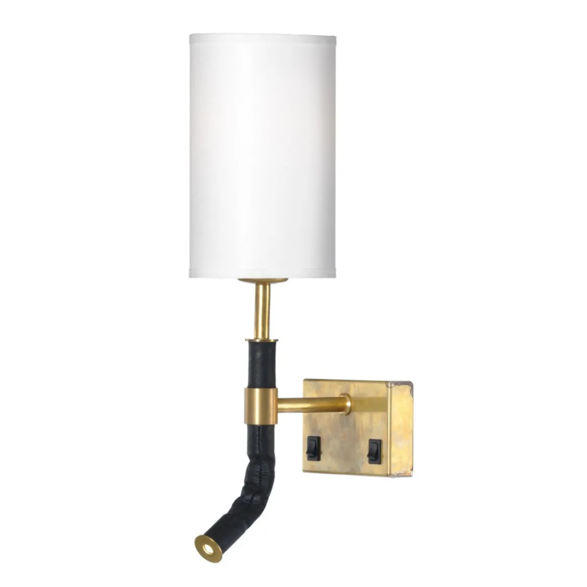 Butler vegglampe fast installasjon - Rå messing