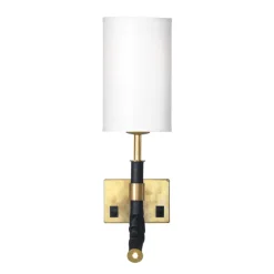 Butler vegglampe fast installasjon - Rå messing