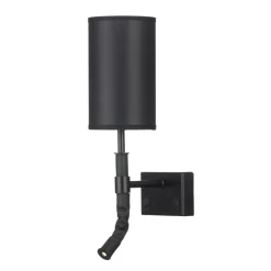 Butler vegglampe fast installasjon - Svart