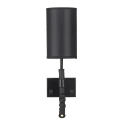 Butler vegglampe fast installasjon - Svart