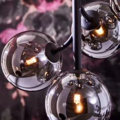 Callisto takpendel - Røykfarget glass - Røyk