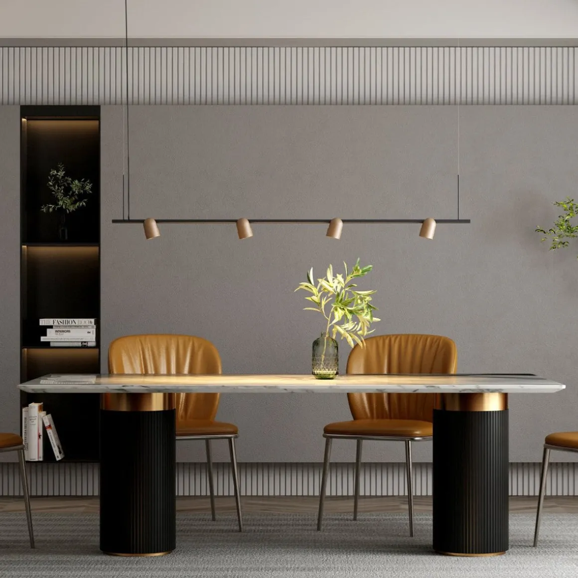 Calvi K4 takpendel 27W 2700 Kelvin - Dimbar