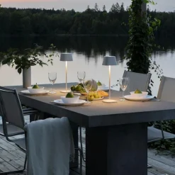 Capri bordlampe oppladbar utendørs IP54 - Hvit