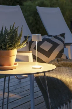 Capri mini bordlampe oppladbar utendørs IP54