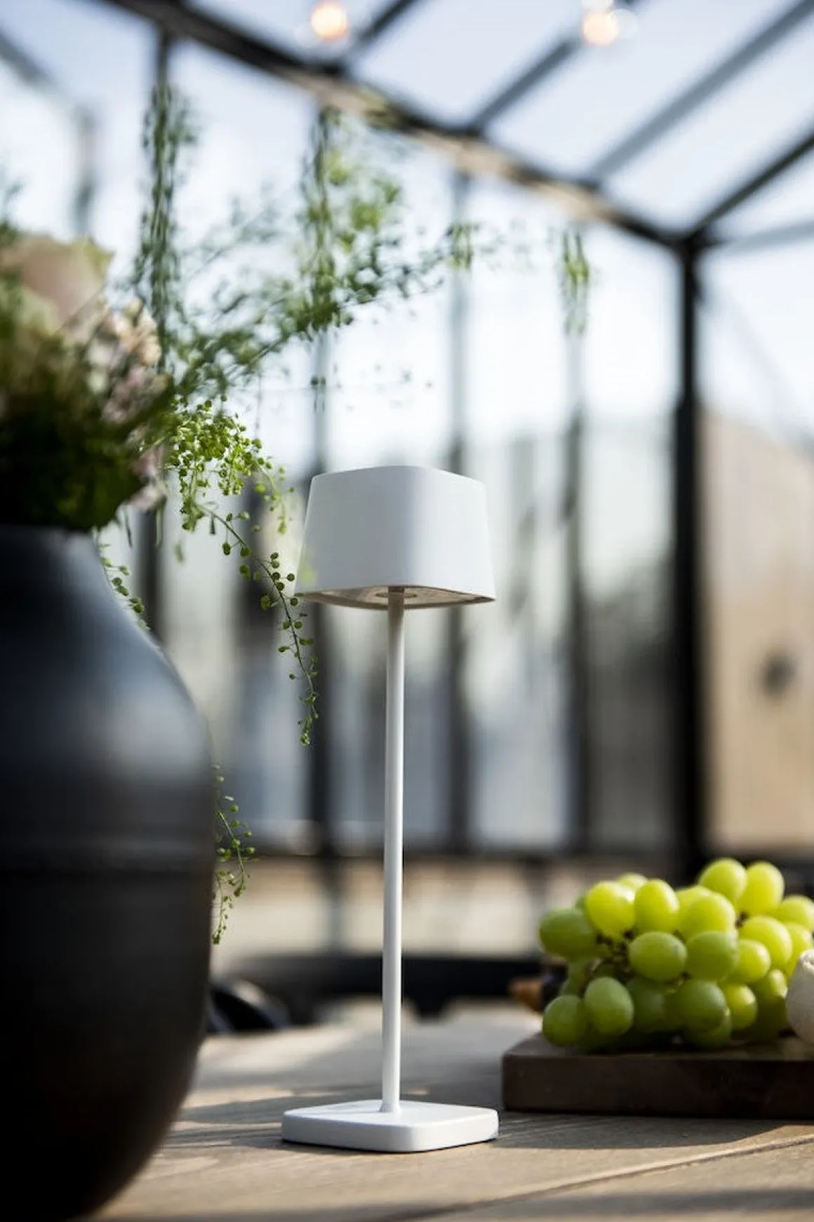 Capri mini bordlampe oppladbar utendørs IP54