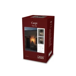 Carpi vegglampe opp eller ned IP44 - Svart