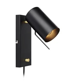 Carrie vegglampe Svart - Svart