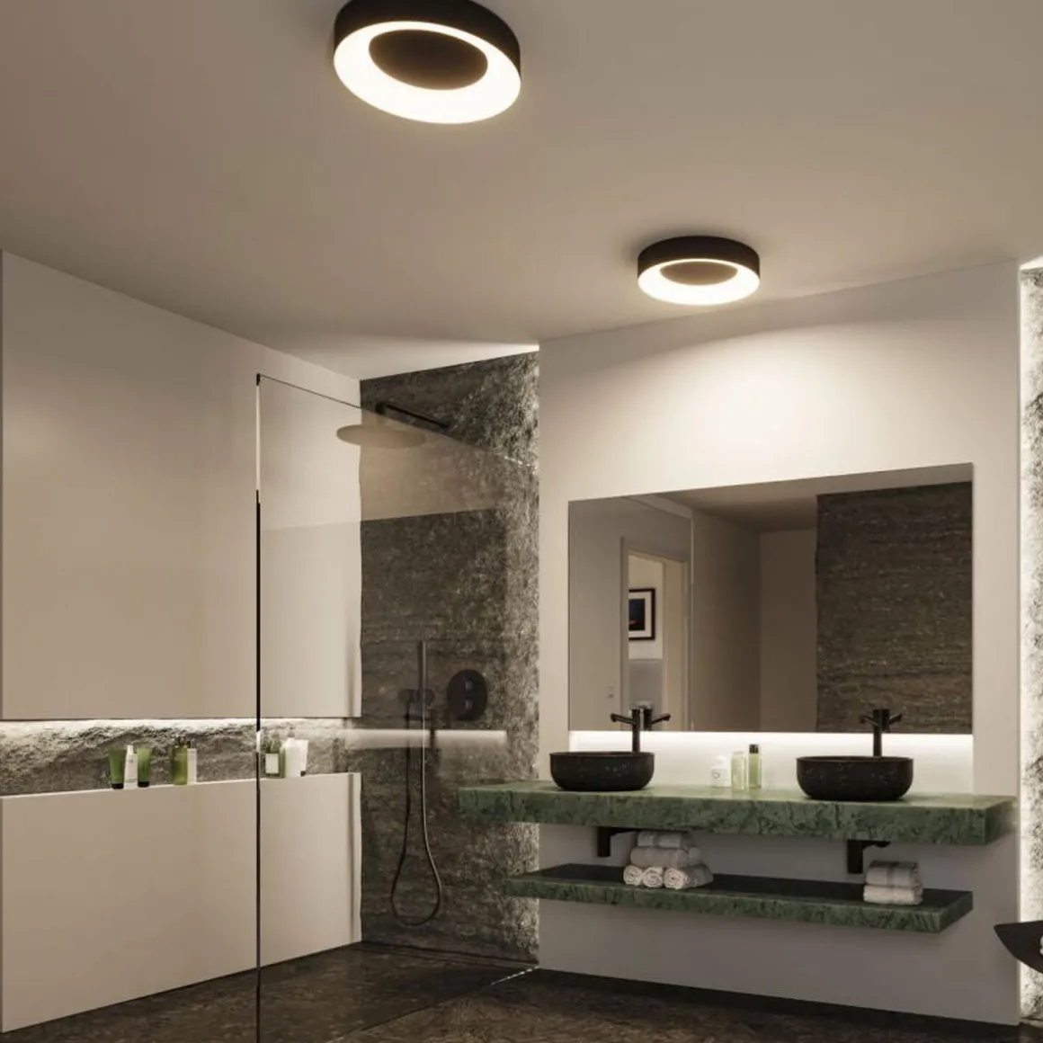 Casca taklampe 40 cm 23W IP44 3000-6500 Kelvin 2100 lumen- 3-step moodmaker