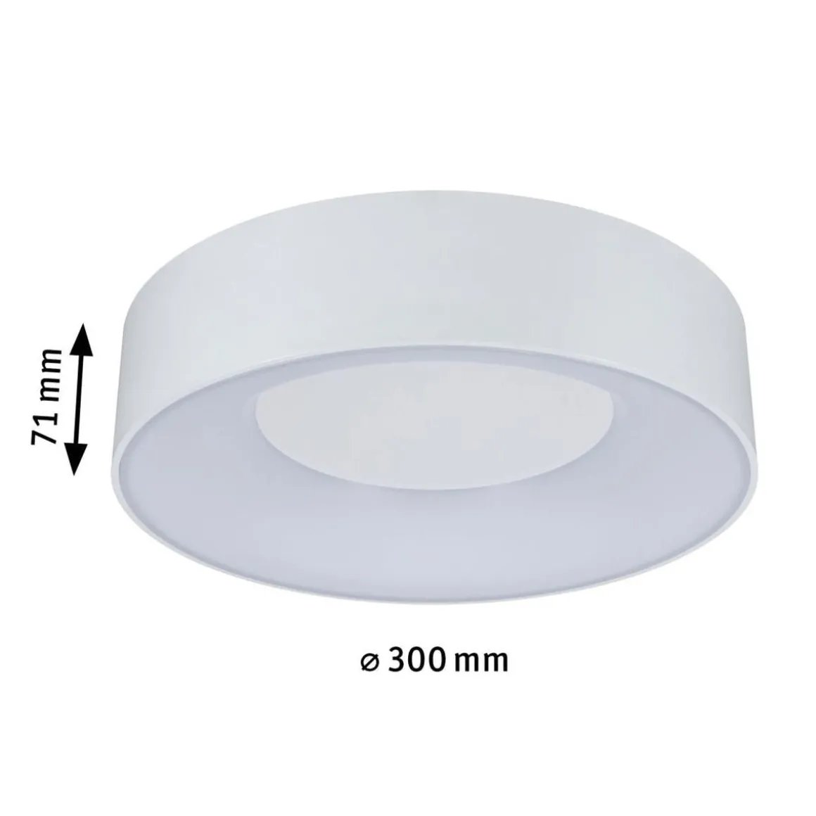 Casca taklampe 30 cm 16W IP44 3000-6500 Kelvin 1500 lumen- 3-step moodmaker