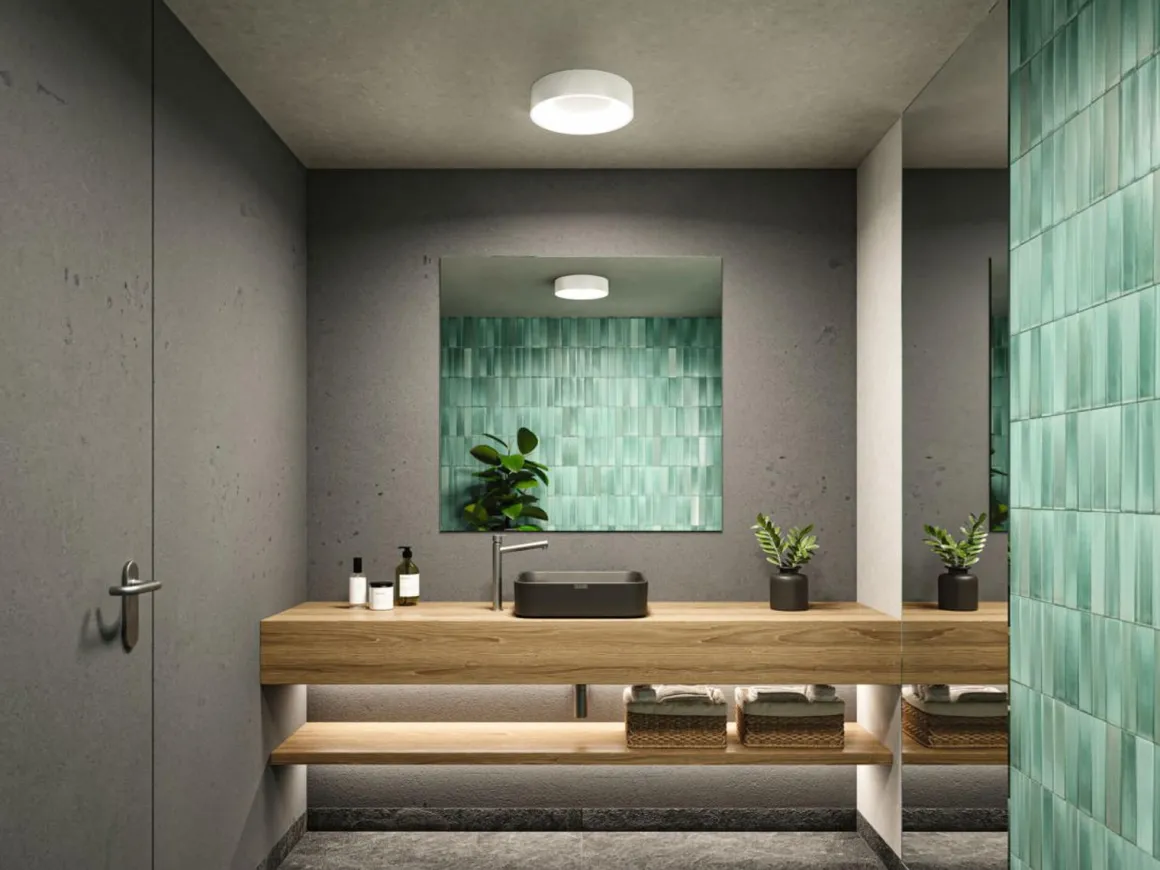 Casca taklampe 30 cm 16W IP44 3000-6500 Kelvin 1500 lumen- 3-step moodmaker