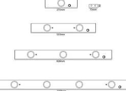 Chef pluss hvit 2 x 4,5W LED 2700K
