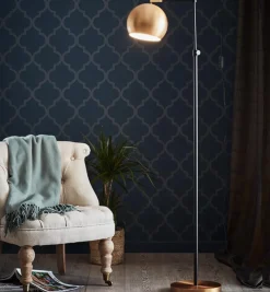 Chester gulvlampe - Bronse