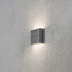Chieri vegglampe 2x3W LED - Mørk grå