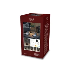 Chieti lanterne bord/gulv 25 cm IP54 oppladbar - Svart