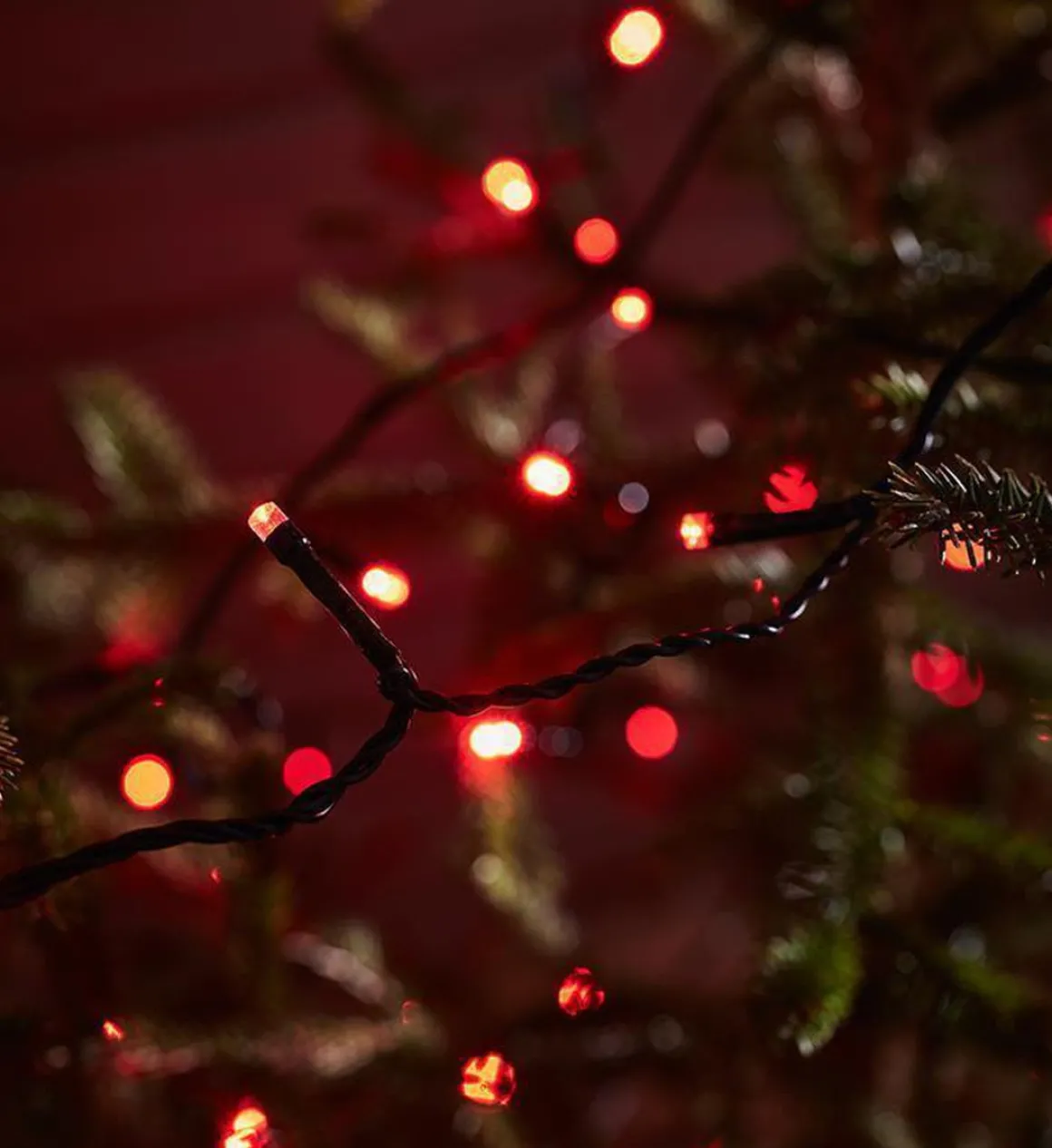 Choice lysslynge utendørs 20 meter IP44 m/fjernkontroll - Flerfarget - Svart