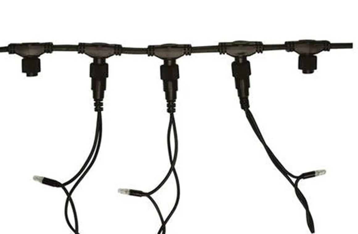 Chrissline fordeler 5 uttak 110 cm - Svart