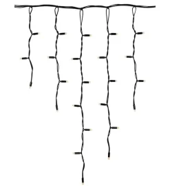 Chrissline istappslynge 100 lys 2 meter extra - Varmhvit - Hvit