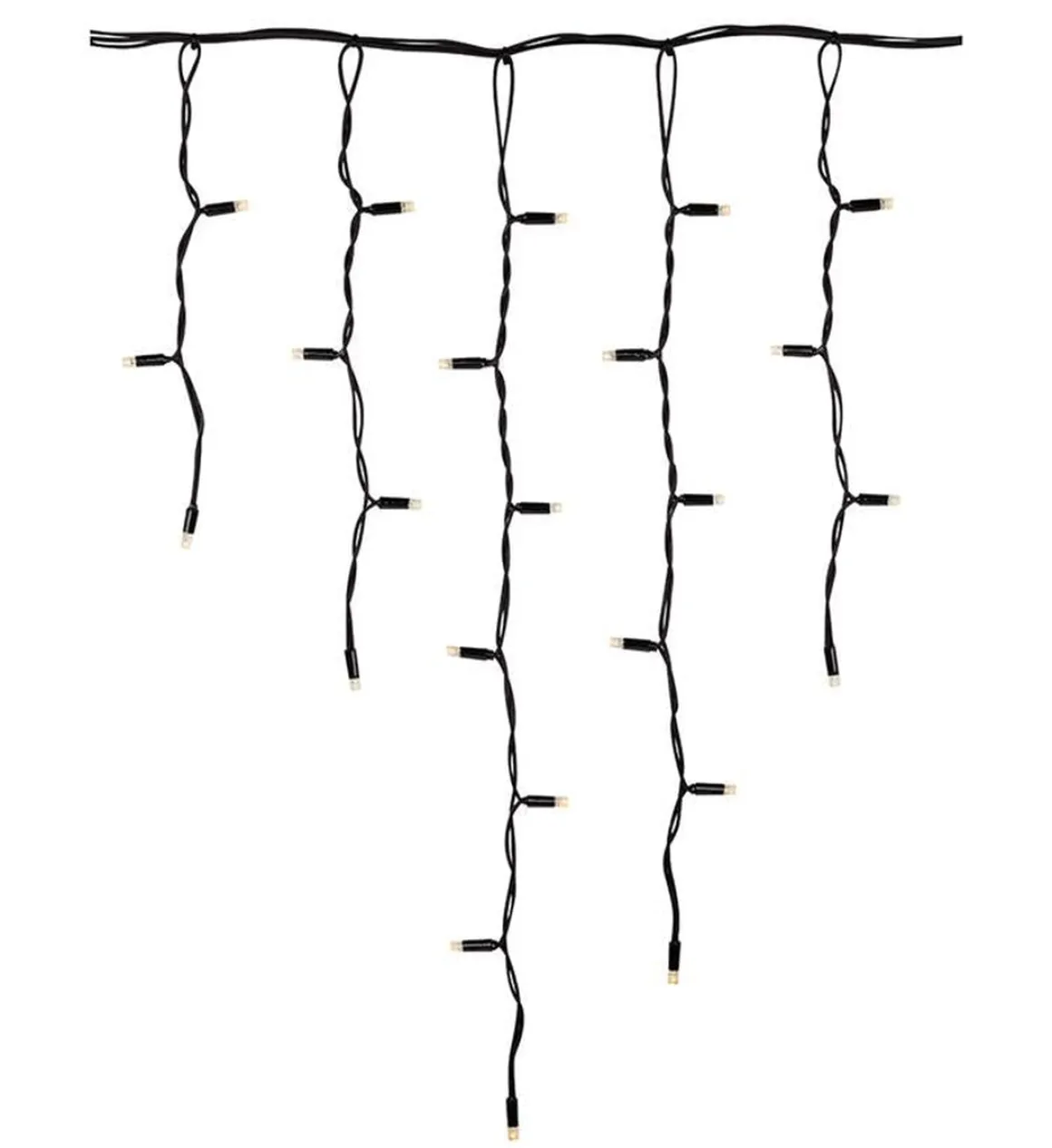 Chrissline istappslynge 100 lys 2 meter extra - Varmhvit - Hvit