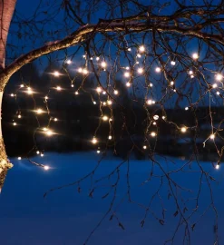 Chrissline istappslynge 100 lys 2 meter extra - Varmhvit - Hvit