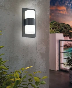 Cistierna vegglampe utendørs IP44 - Antrasitt
