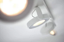 Clockwork myLiving spotskinne hvit warm glow