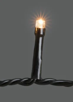 Cluster slynge 230 lys 5 meter til 31V system - Amber