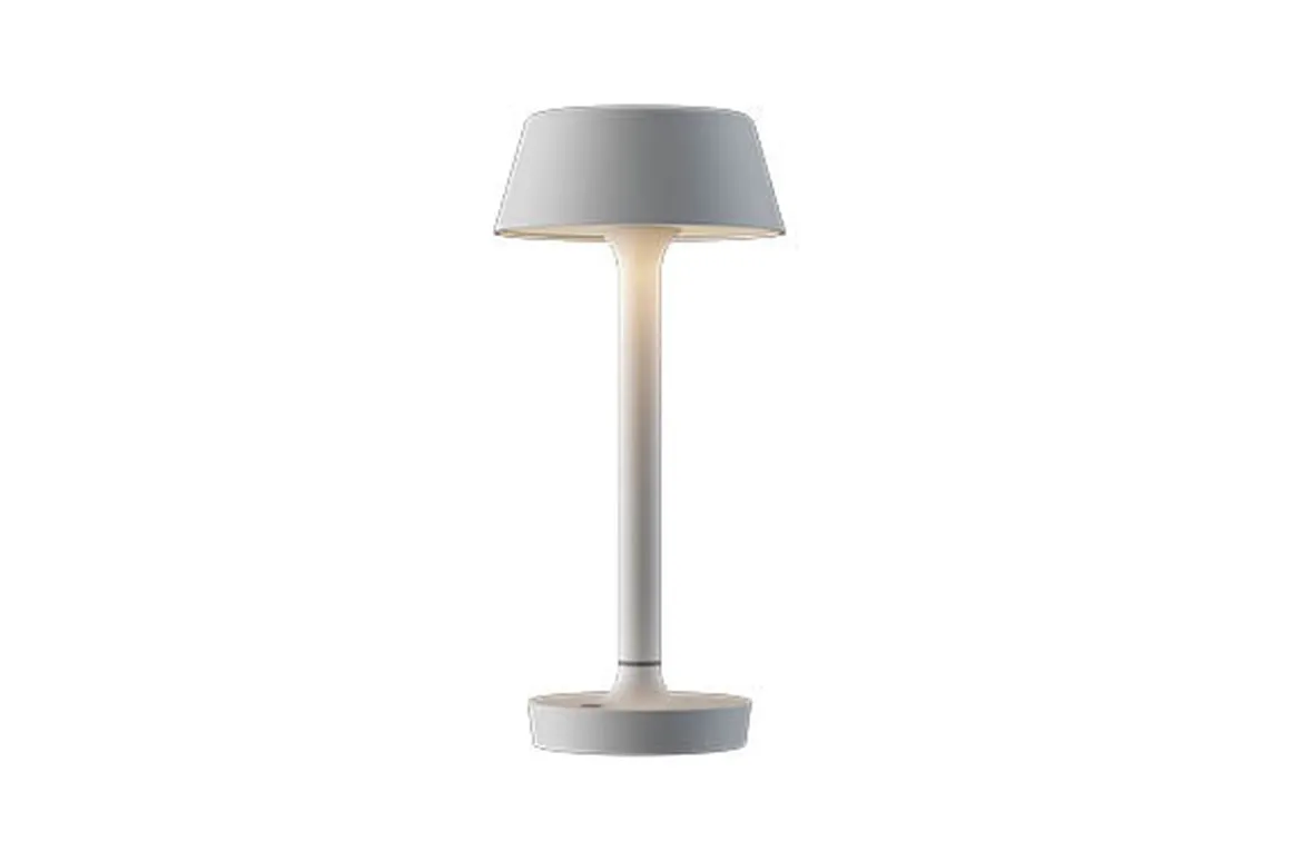 Companion oppladbar bordlampe 3W 3000K - Matt Hvit
