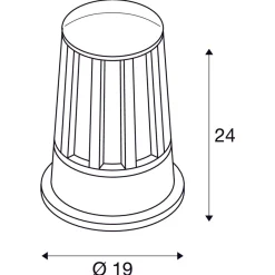 Cone pullert 24 cm IP54