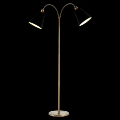 Connie gulvlampe 2 lys med lampeskjerm