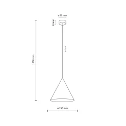 Cono takpendel 25 cm