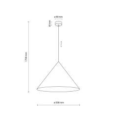 Cono takpendel 50 cm