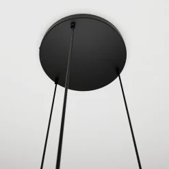 Cosmo rondell takpendel 3 lys - Svart/Røykfarget