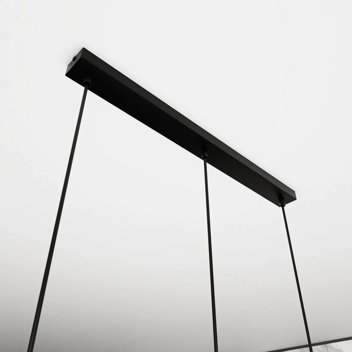 Cosmo takpendel 3 lys - Svart/Røykfarget