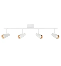 Crest 4 spotskinne hvit - Hvit