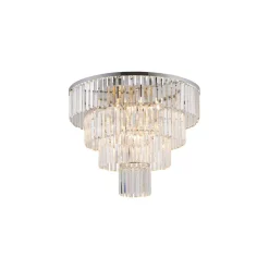 Cristal taklampe L - Sølv
