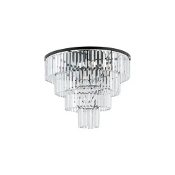 Cristal taklampe L - Svart